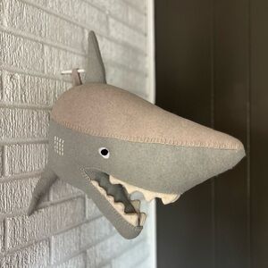 Pillowfort by Target shark head mount plush 3-D wall hanging